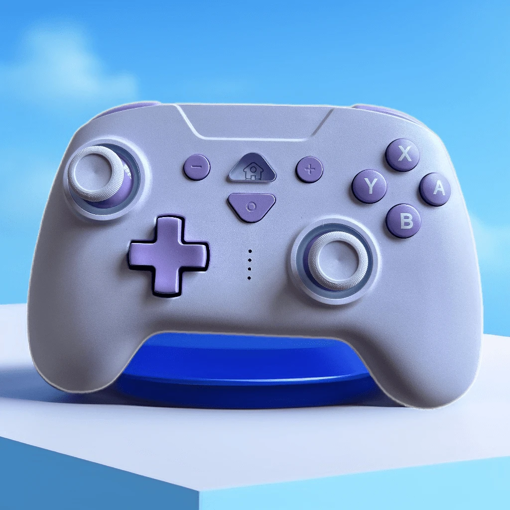 Control inalámbrico recargable para juegos, mando inalámbrico para juegos de PC - Verde - Ver 1