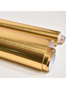 1 卷银色拉丝家具翻新贴纸镜面 PVC 壁纸自粘壁纸波音金色薄膜防水墙贴家居装饰礼物生日毕业房间装饰墙面装饰浴室装饰卧室装饰房间装饰用品客厅装饰房屋装饰家居装饰客厅墙纸 - 多色 - 查看 16