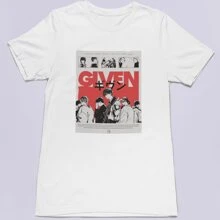 Camiseta GIVEN BL Anime, Playera Anime Fan - Dosei Moda - Blanco - Ver 4