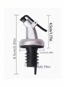 1 pieza Dispensador de aliños de vidrio de 250ml/500ml, Dispensador de aceite de oliva/salsa de soja, Botella de vinagre, Frasco para almacenar condimentos de cocina, Dispensador de aceite para cocinar, hornear, ensaladas, a la parrilla, Botella de vidrio con tapa dorada, Utensilios de cocina