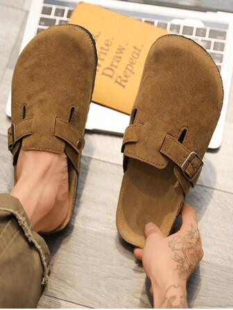 Pantuflas ajustables unisex, antideslizantes y duraderas para uso interior/exterior