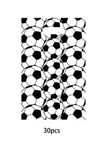 10pcs/30pcs/50pcs Black & White Plaid Football Graphic Print Candy Chocolate Snack Gift Bags, Football Theme Party Decor, Birthday Gift Wrapping Supplies, Birthday Gifts For Men, Valentine Box, Men Gift Box, Gift For Man, Gift Bags Bulk, Blue Gift Bag, Valentines, Valentine Day, Valentines Gifts, For Mother's Day, Bridesmaid Gifts, Graduation Gifts, Birthday Gifts, Wedding Gifts,Birthday,Bride,Wedding