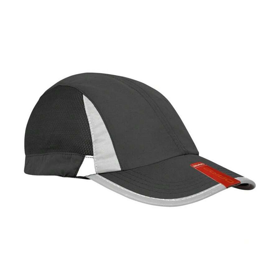 Result Spiro Baseball Cap (Black/White) - 100gsm 100% Polyester - 黑與白 - 查看 1