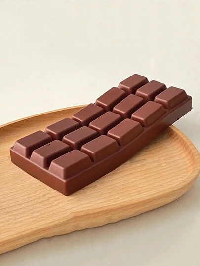 1 pieza Juguete de chocolate realista de rebote lento, juguete antiestrés, juguete para apretar, juguete antiestrés divertido, pequeño regalo de decoración de oficina antiestrés, juguete de rebote lento, juguete, juguete de rebote lento, juguete de rebote lento Taba