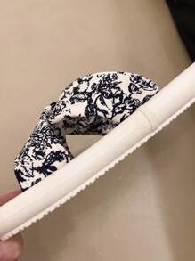 Sandalias de mujer de estilo chino con correa cruzada gruesa de 3,0 cm, tela suave, amigable con la piel, de moda, antideslizante, desgaste, zapatos de playa