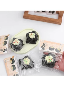 Juguete antiestrés con efecto de rebote suave y lento con diseño de alta calidad en forma de tofu fermentado con ajo