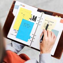 3x3 Inch Sticky Notes & 4x6 Inch Divided Sticky Notes Memo Pads - Multicolor - View 4