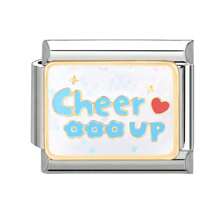 (Sin ensamblar) 1 pieza Kit de joyería DIY creativo, elementos de letras DIY para pulsera, collar, anillo y tobillera, pulsera modular hecha a mano elegante y linda, apto para todas las edades, excelente para regalos de San Valentín, Año Nuevo, Navidad y uso diario en verano y la escuela