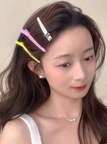 20/10 szt. spinek do włosów na klipsy, do stylizacji niewidocznych grzywek i koron dla kobiet (nadaje się do makijażu osobistego, salonów fryzjerskich, studiów fotograficznych) Spinki do włosów, klamry do włosów, artykuły szkolne