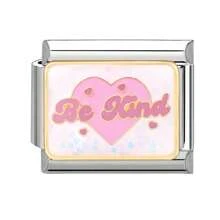(Sin ensamblar) 1 pieza Kit de joyería DIY creativo, elementos de letras DIY para pulsera, collar, anillo y tobillera, pulsera modular hecha a mano elegante y linda, apto para todas las edades, excelente para regalos de San Valentín, Año Nuevo, Navidad y uso diario en verano y la escuela