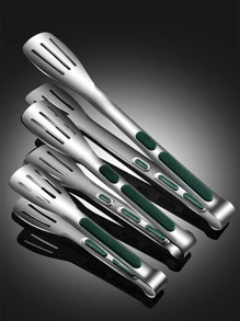 3 pièces Set de pinces en acier inoxydable à prise facile, pinces de cuisine, pinces de barbecue résistantes à la chaleur et antidérapantes, griffes à viande, pour la cuisine, le service, le barbecue, la cuisson, la salade, les ustensiles de cuisine, les accessoires de cuisson