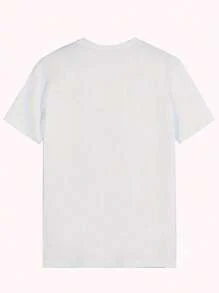 Little Debhee Hee Michael ,Casual Print,Comfortable And Versatile,Letter Pattern Pure Cotton 220g Printed T-Shirt