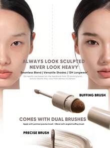 JUDYDOLL 橙花亮彩修容液、高光修容棒、面部液体修容和亮彩、礼品妆、约会妆、初学者妆、朋友妆、女友妆、男友妆、妻子妆、旅行妆、婚礼妆（必备妆、宾客妆、单身派对妆）、日式优雅妆、自然学院风妆、甜美妆、血腥吸血鬼妆、约会妆 - Highlight #02 Warm - 查看 9