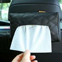 Car Paper Towel Holder, Automotive Tissue Box Facial Napkin Paper Bag Mounted On Sun Visor, Armrest