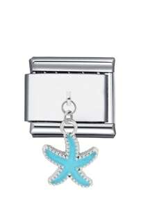 1 件 2025 情人节时尚 9 毫米宽 1 件海星贝壳 DIY 迷人情侣不锈钢串珠手链珠宝制作配件