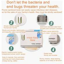 Toalla desinfectante, calentador desinfectante, herramientas de manicura, herramientas de peluquería, calefacción y desinfección, salón de belleza o uso doméstico - Tipo de Enchufe A USA (110-127V) - Ver 6