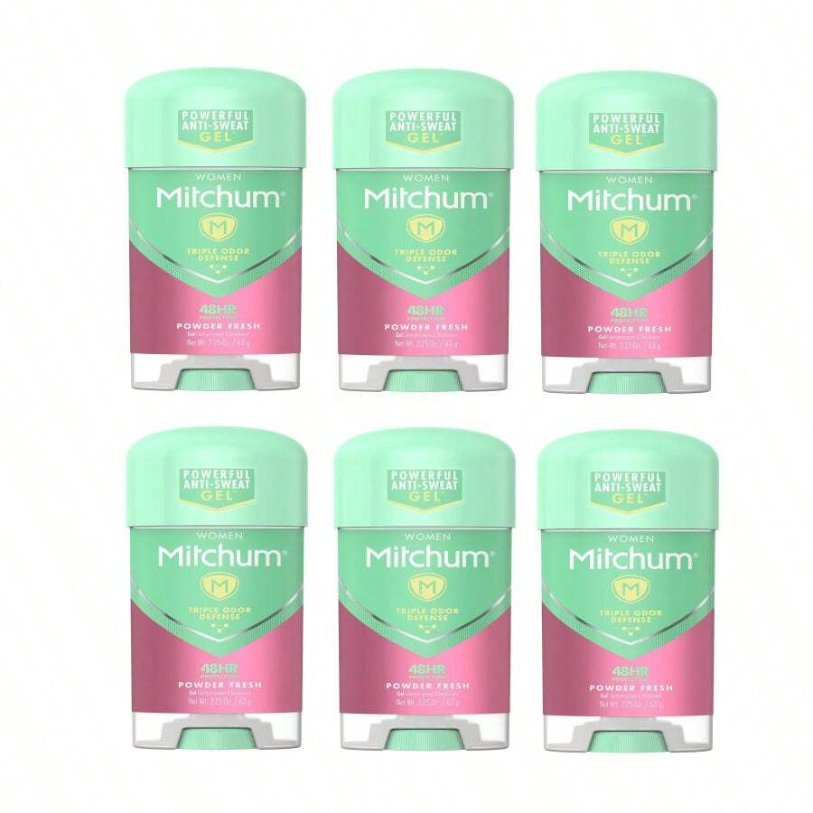 Mitchum For Women Power Gel Anti-Perspirant Deodorant Powder Fresh, 2.25 Ounce Pack Of 6 - Nhiều màu - Xem 1