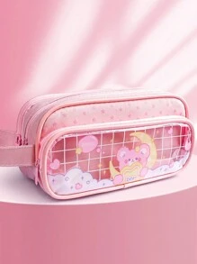 Estuche grande para lápices 2025, caja de papelería, nuevo diseño para niñas y niños, nueva versión de estuche para lápices para estudiantes mujeres, bolsa de lápices de alta calidad para niñas con diseño de conejo - Multicolor - Ver 13