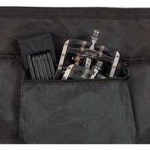 Luxury Bike Cover, Fits Road & Gravel Bikes, Mountainbikes 26-29 Inch, XXL Bike Bag For Travel & Transport, Only Remove The Front Wheel, Heavy Duty Bicycle Cover With Premium 1680D Nylon - Black - View 5