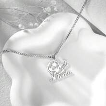 Customized Soccer Ball Name Necklace|Minimalist Necklace With Soccer Charm|Personalized Soccer Team Gifts For Boys And Girls|Sport Jewelry - Multicolor - View 6