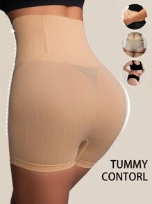 1 Pc Seamless High Waist Tummy Control Panties Underwear Shaping Panties Waist Trainer Body Shaper Shorts Slimming Sheath Woman Flat Belly Hip Butt Lifter Briefs Panty Women Underwear Shapewear