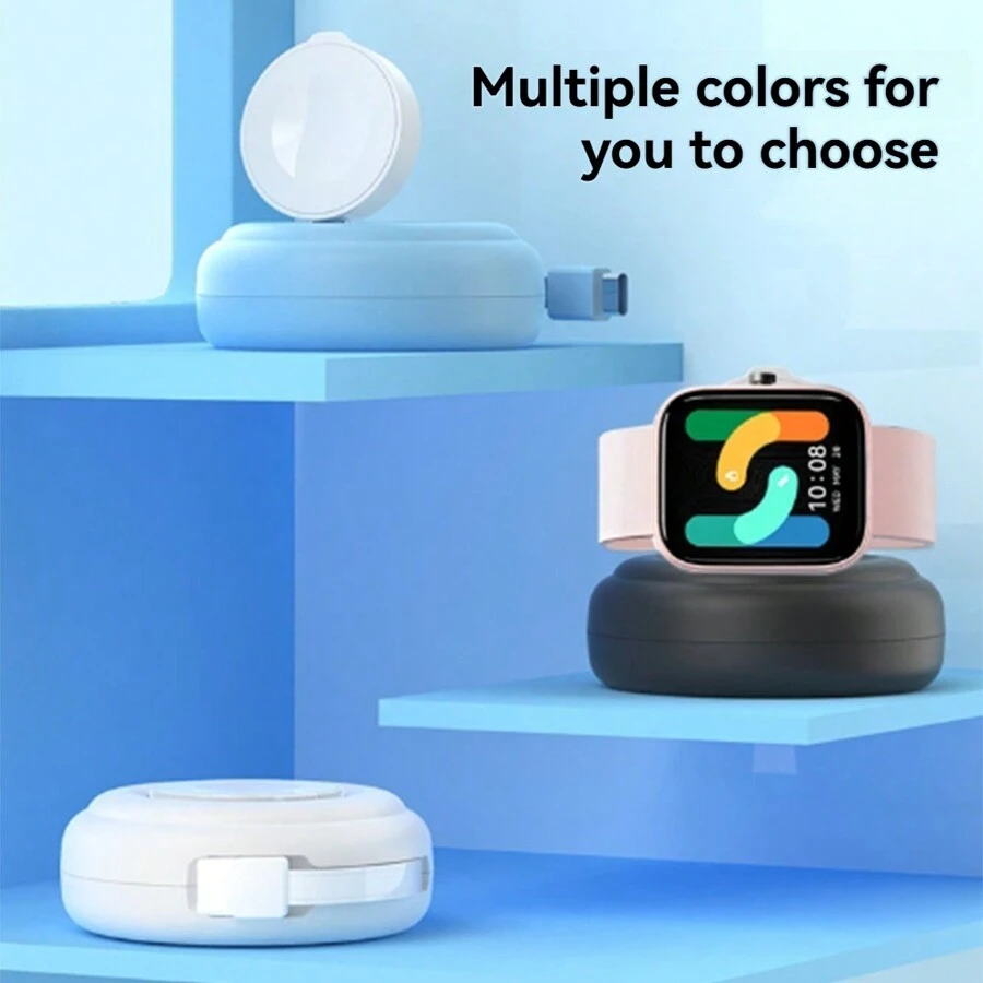 1 件 Apple Watch 充电线，可折叠伸缩线，手表支架，强磁性，多级可调，整理桌面杂物，适合家庭和办公室使用 - 手錶無線充底座 - 查看 1