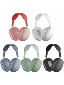 P9 Bluetooth Headset Stylish Wireless Microphone - Màu xanh lam - Xem 8