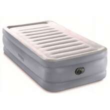 20" Twin Raised Air Bed Mattress With Built-In Pump
