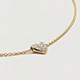 Collar con colgante de corazón