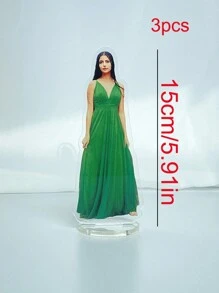 Customized Acrylic Photo Stand, Personalized Photo Gift, Unique Memorabilia, Birthday, Anniversary Gift, Multi-Functional, Anti-Mold, Decorative, Exquisite, High-Quality, Cute, Modern, Customized, Unique, Personalized, Ideal Gift For Boyfriend, Dad, Mom, Family, Friends, Son, Daughter, Kids, Suitable For Kitchen, Dining Room, Bedroom, Office, Living Room, Home, Garden - Round Bottom Sign - View 8