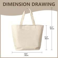 Cartoon Cute Otter Print Handbag, Simple Oxford Cloth Tote Bag, Lightweight Travel Shoulder Bag, Large Capacity Shopping Handbag - Yellow - View 5