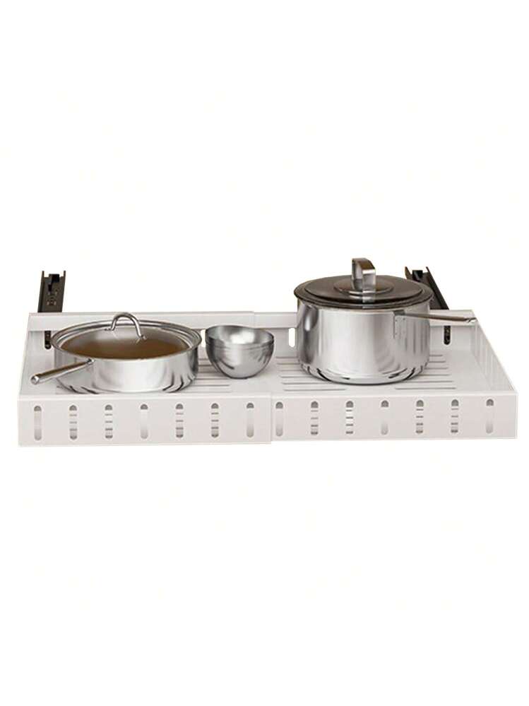Aufun 4 cassetti da cucina 60 cm, cassetto telescopico, estrazione totale, armadio da cucina, armadio estraibile, cestello elastico estraibile, mensola da cucina per la casa, 4 pezzi