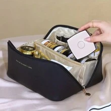 Großvolumige, tragbare, luxuriöse und wasserdichte Schminktasche, Kulturbeutel für Reisen, Sommerurlaub, Badezimmerdekoration Zuhause, Urlaubs-Makeup-Organizer, Badezimmerzubehör, Rückkehr zur Schule