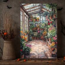Wall Plant Art - Unique Views Of Tropical Exotic Plants & Potted Flowers,Festive Touch For Valentine's And New Year
