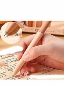 3pcs/Box Or 4pcs/Box Capybara Twisting Pens, Cute Cartoon Design, High Aesthetic Appeal, For Students, 0.5mm Ballpoint Pen,Back To School