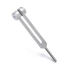 128Hz Tuning Fork For Sound Therapy Stress Reduction Otoacoustic Emission Testing And Ear Cleaning Tools - Silver - View 3
