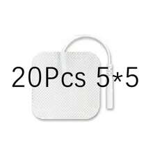 50 件 4*4 厘米 5*5 厘米肌肉刺激器电极垫无纺布自粘替换垫适用于 TENS 数字治疗机 - 彩色 - 查看 9