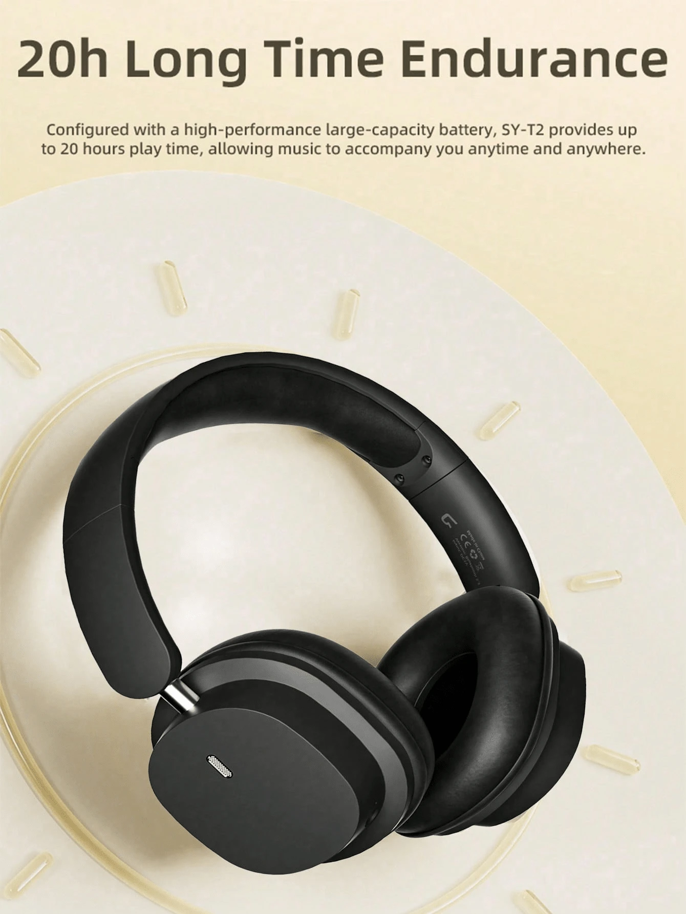 Headphone stereo ultra long endurance light and comfortable plug in