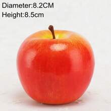 仿真水果蔬菜家居装饰假橘子桃子苹果梨葡萄柠檬桃子摆件美食摄影道具 - 彩色 - 查看 25