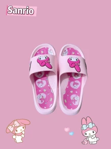 Sanrio Chinelos Frios Infantis Verão Meninos e Meninas Banho Interno Antiderrapante Bebê Lar Masculino Chinelos Infantis