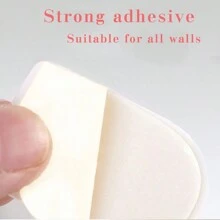 Gancho adhesivo, gancho blanco moderno y sencillo para cocina, baño, oficina, sala de estar, sin daños, adecuado para colgar ropa, utensilios de cocina, artículos de tocador, 1/2/5/10/20 piezas