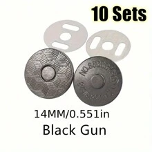 10 Pcs/Pack 10-18mm Thin Magnetic Buttons Bags Magnet Automatic Adsorption Buckle Metal Buttons Snaps Wallet Buttons - Multicolor - View 19