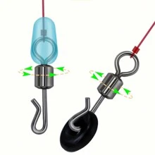 20pcs Carp Fishing Swivels Quick Change Stainless Steel For Carp Fishing Rig Fishing Accessories Terminal Tackle AE007