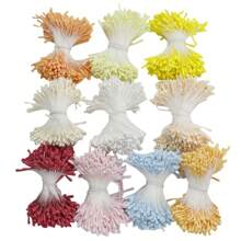 4000pcs 2mm Multi-Color Mini Artificial Flower Heads With Matte Satin Ribbons, Faux Flower Stamens For Artificial Flowers, Scrapbooking And Party Decorations, DIY Wedding, Home And Indoor Decoration Flower Making Accessories - Small Bouquet Core, Handmade, Gift Box Packaging And Decor Materials Gifts Birthday Graduation