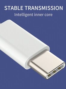 2-In-1 USB Type-C Adapter Converter Cable For, Vivo Phones, Type-C To 3.5mm Headphone Jack And Charge Port Adapter - White - View 6