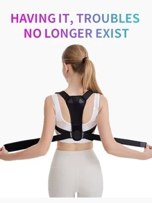 Correa ajustable unisex, diseño cómodo y transpirable, aumenta la confianza en el Body, ligero y flexible, ideal para uso diario, oficina, deportes y ejercicio