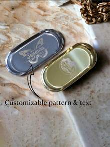Mini Serving Dishes, Towel Plates, Snack Organizers – Perfect For Home Decor, Wedding Gifts, Party Serving, Sushi Display, Daily Storage – Ideal For Office Lunches, Picnics, Apartment Essentials, Customizable Jewelry & Decorative Tray Set For Multipurpose Use – Elegant Gold/Silver