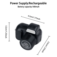 Mini caméra avec écran de 0,96 po, 1080P, portable, vintage, enregistreur vidéo pour usage intérieur et extérieur, prise en charge de la carte SD/TF