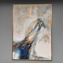 SURELIFE 1set Modern Gold Canvas Frame DIY Metal Oil Painting Frame Wall Frame Photo Frames Canvas Print Wall Art Frames Wall Posters Frame (Not With Galss)