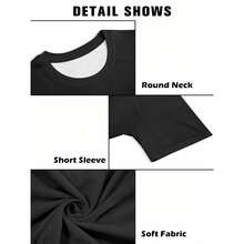 Basketball Point Guard - Sorry You Have To Guard Me T-Shirt Oversized T-Shirt Loose Fit Tops Graphic Print Holiday T Shirt Casual Short Sleeve Tops Cute Funny T-Shirt For Women - Black - View 3